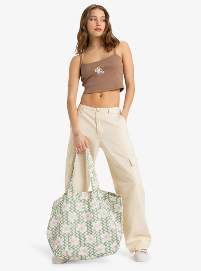 ANTI BAD VIBES PRINTED - BORSA ERJBT03406 -GHZ5 ROXY 