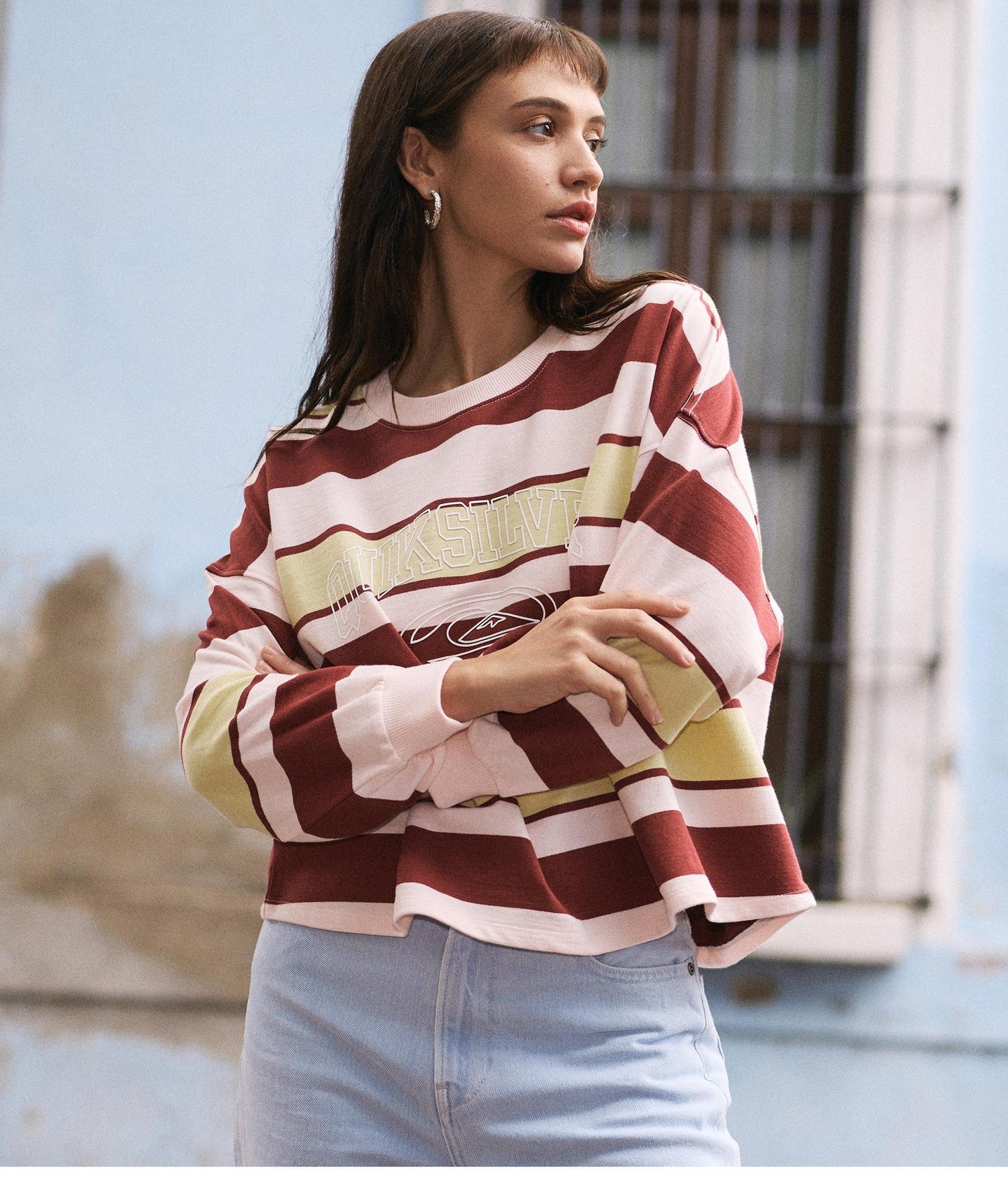 BRIGHT CREW - FELPA EQWFT03210 -RQZ6 QUIKSILVER 