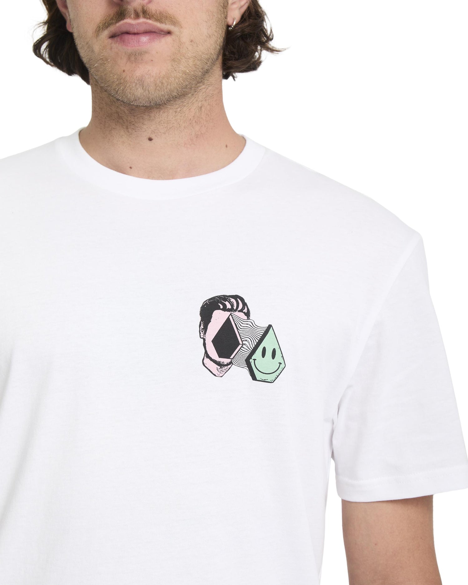AURA - T-SHIRT A3512663 _WHT VOLCOM 