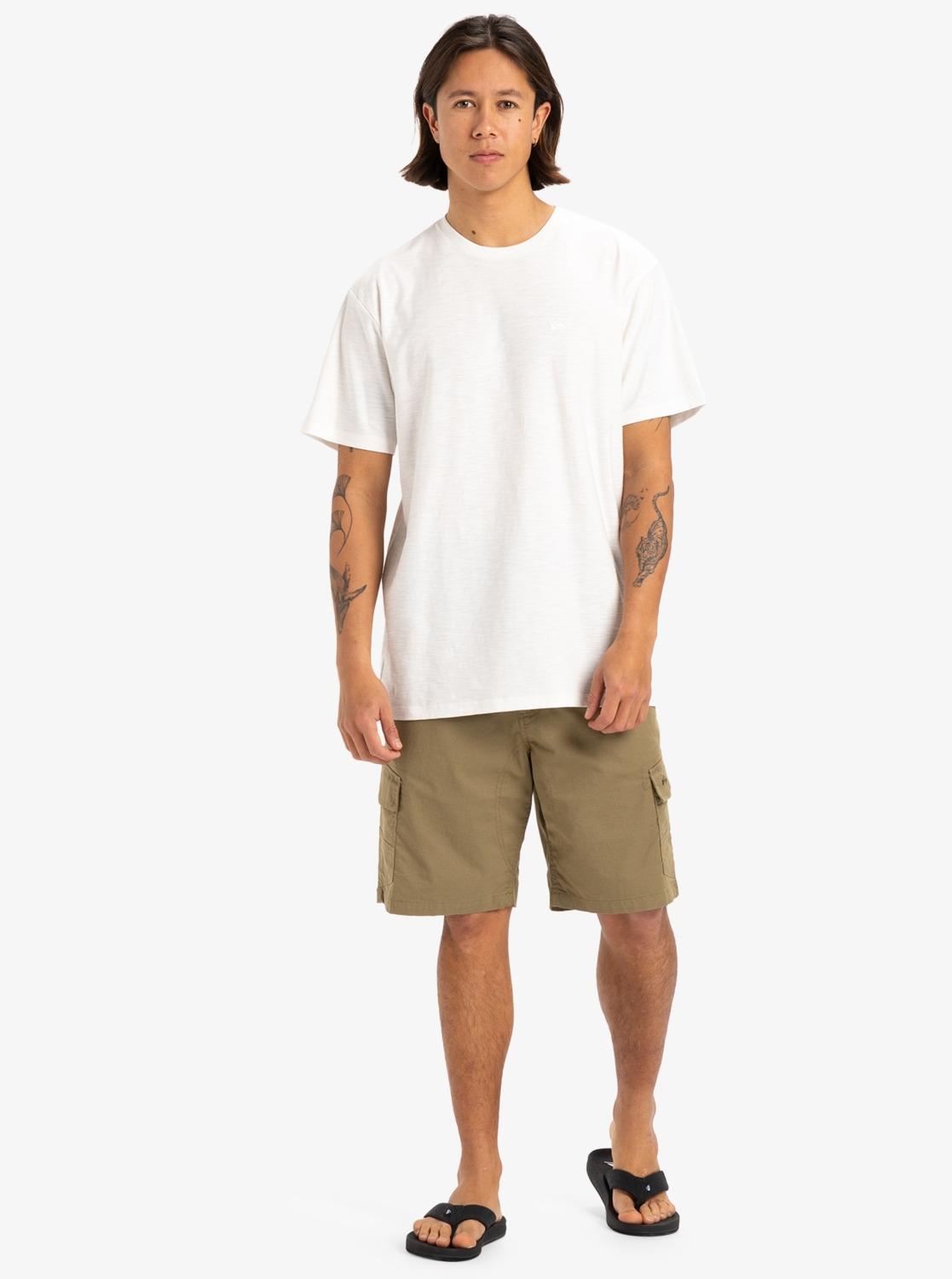 SLUB ROUNDNECK - T-SHIRT EQYKT04377 -WBK0 QUIKSILVER 