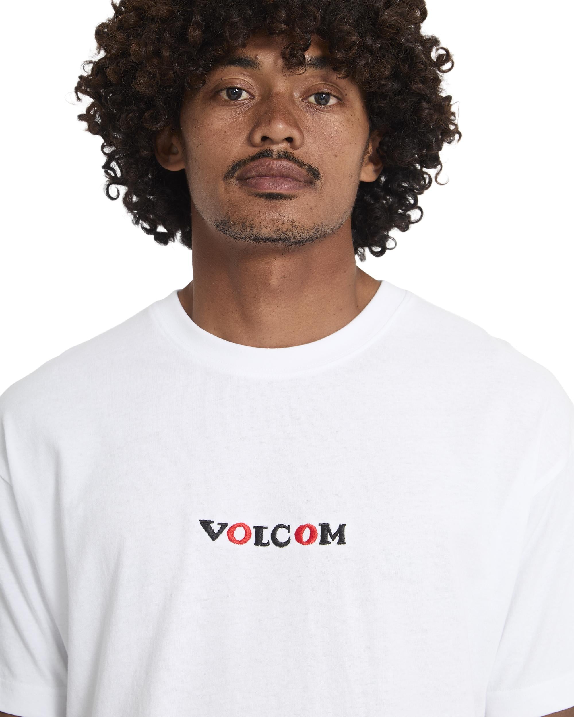FA SETH CONBOY - T-SHIRT A4312672 _WHT VOLCOM 