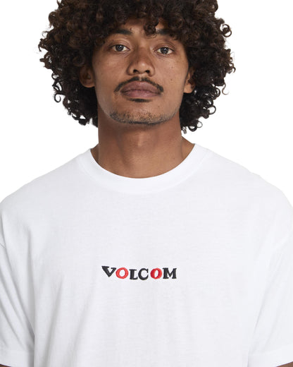 FA SETH CONBOY - T-SHIRT A4312672 _WHT VOLCOM 