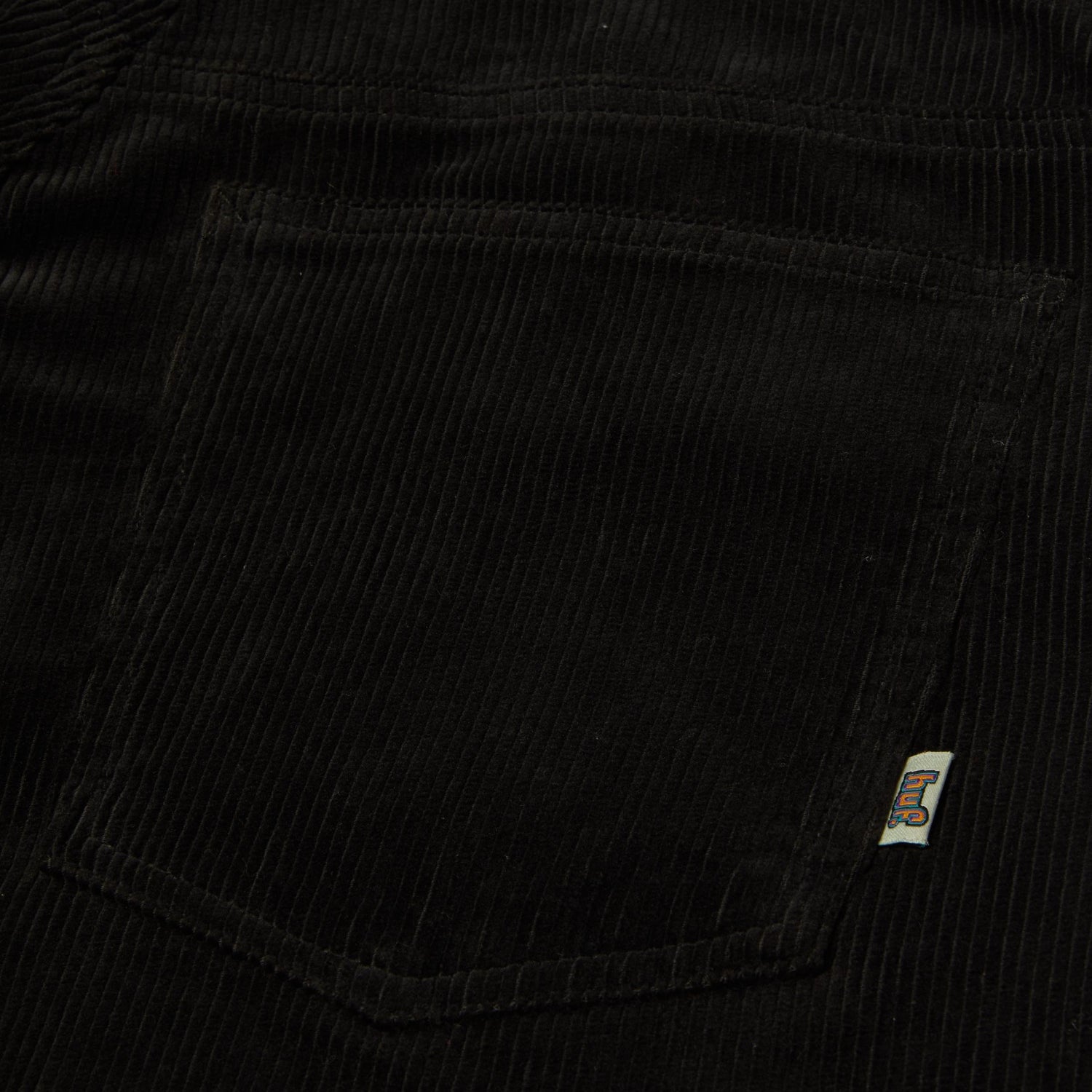 CROMER CORDUROY PANT - PANTALONE 71MC0001210 -BLACK HUF 