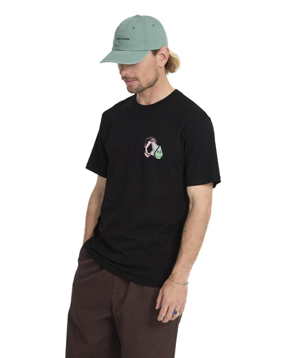 AURA - T-SHIRT A3512663 _BLK VOLCOM 