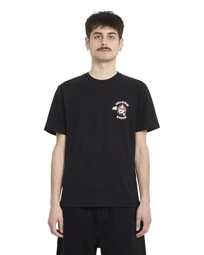 MISTE STONE - T-SHIRT A3512664 _BLK VOLCOM 