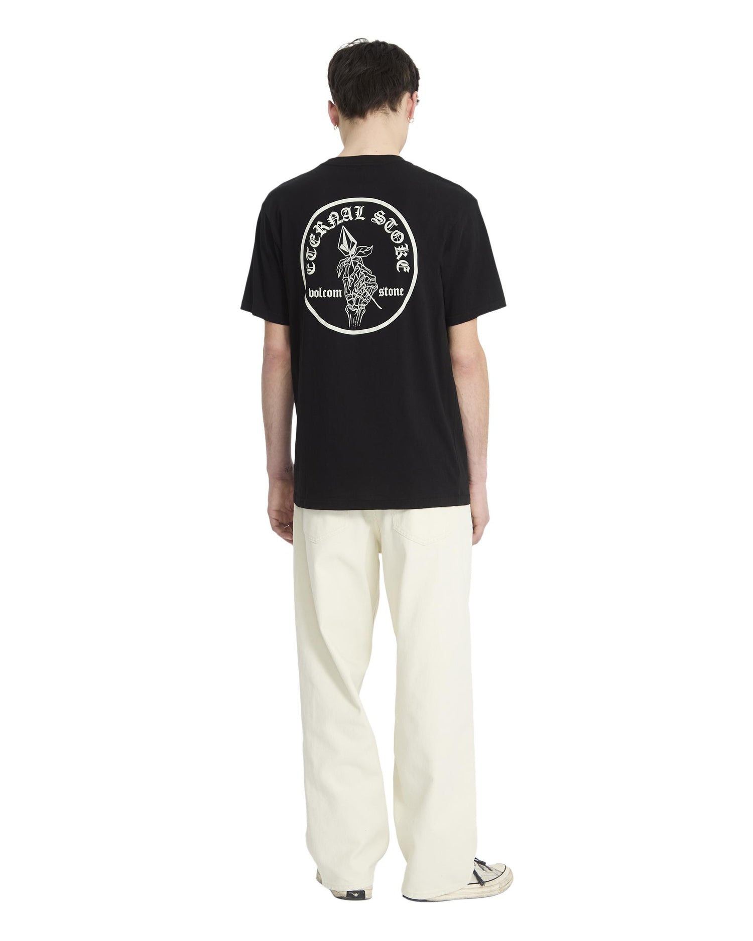 ETERNAL STOKE - T-SHIRT A5012614 _BLK VOLCOM 