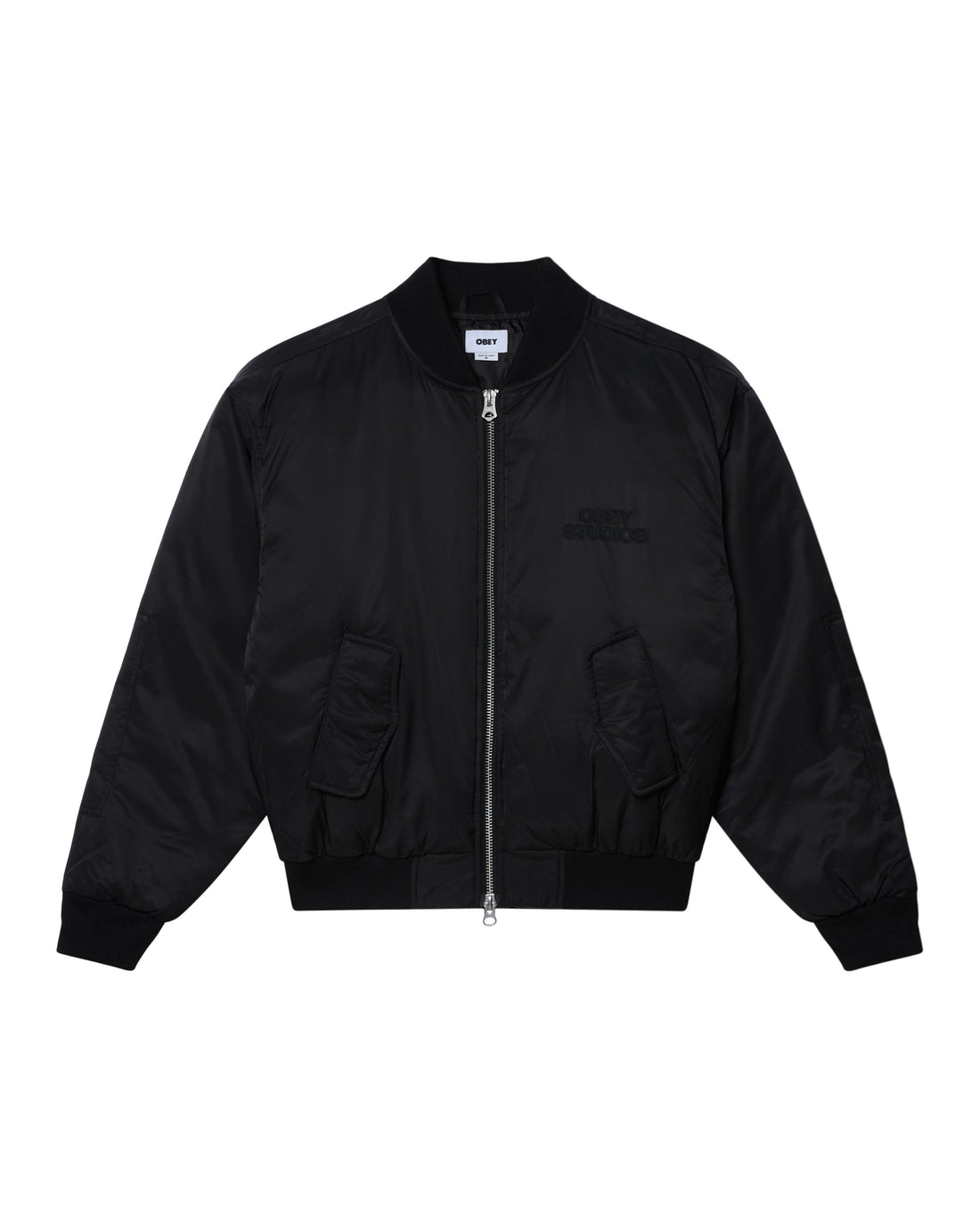 STUDIOS MA-1 BOMBER - GIACCA 22MC0001498 -BLK OBEY 