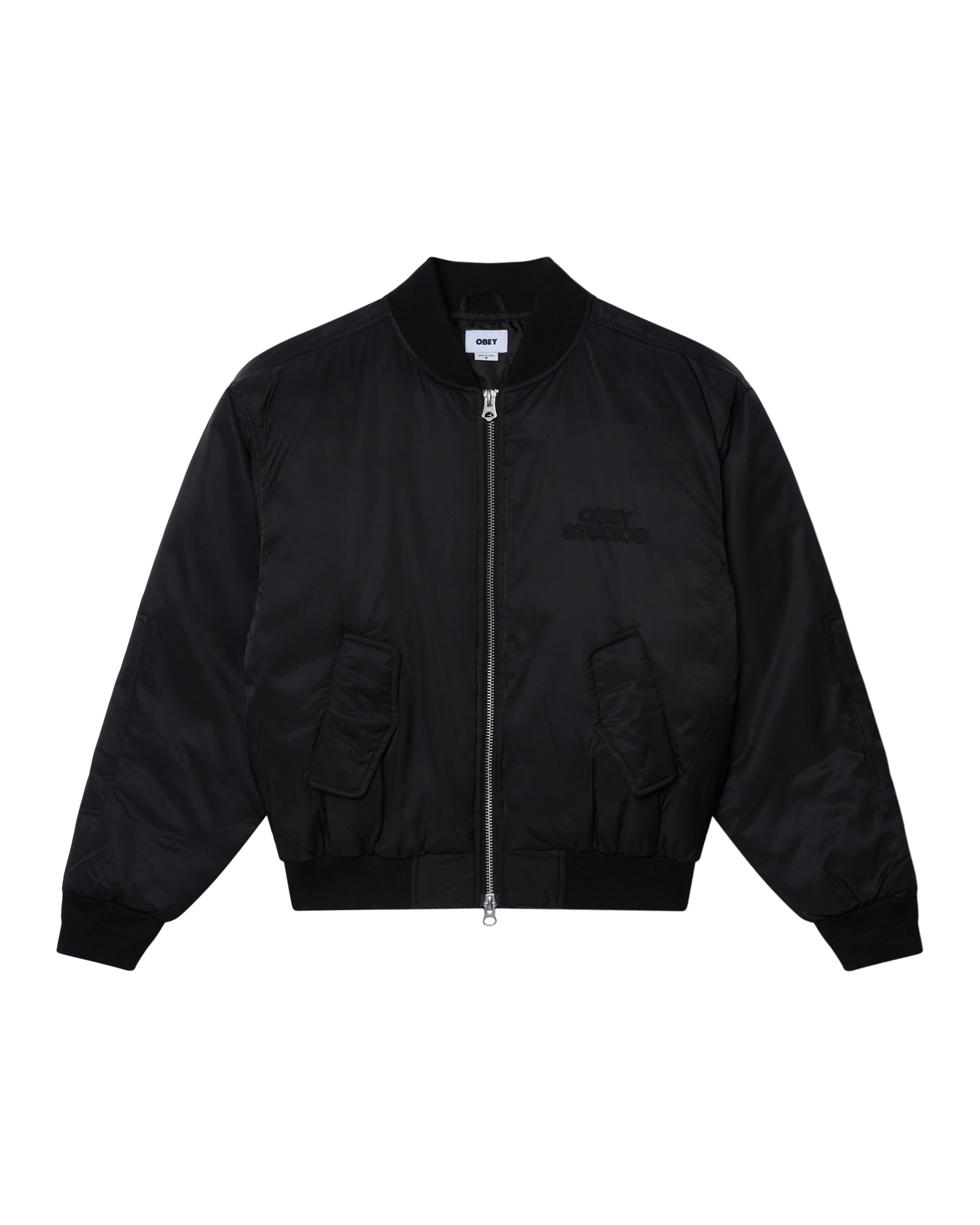 STUDIOS MA-1 BOMBER - GIACCA 22MC0001498 -BLK OBEY 
