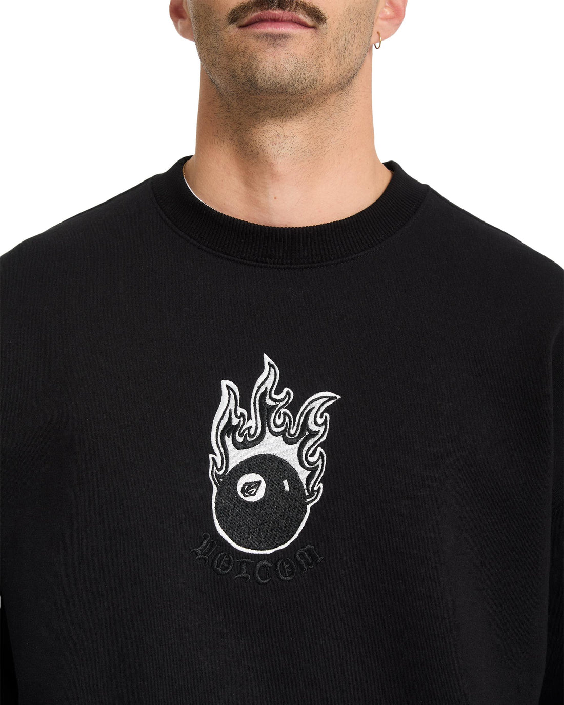 FA SETH CONBOY CREW - FELPA A4612621 _BLK VOLCOM 