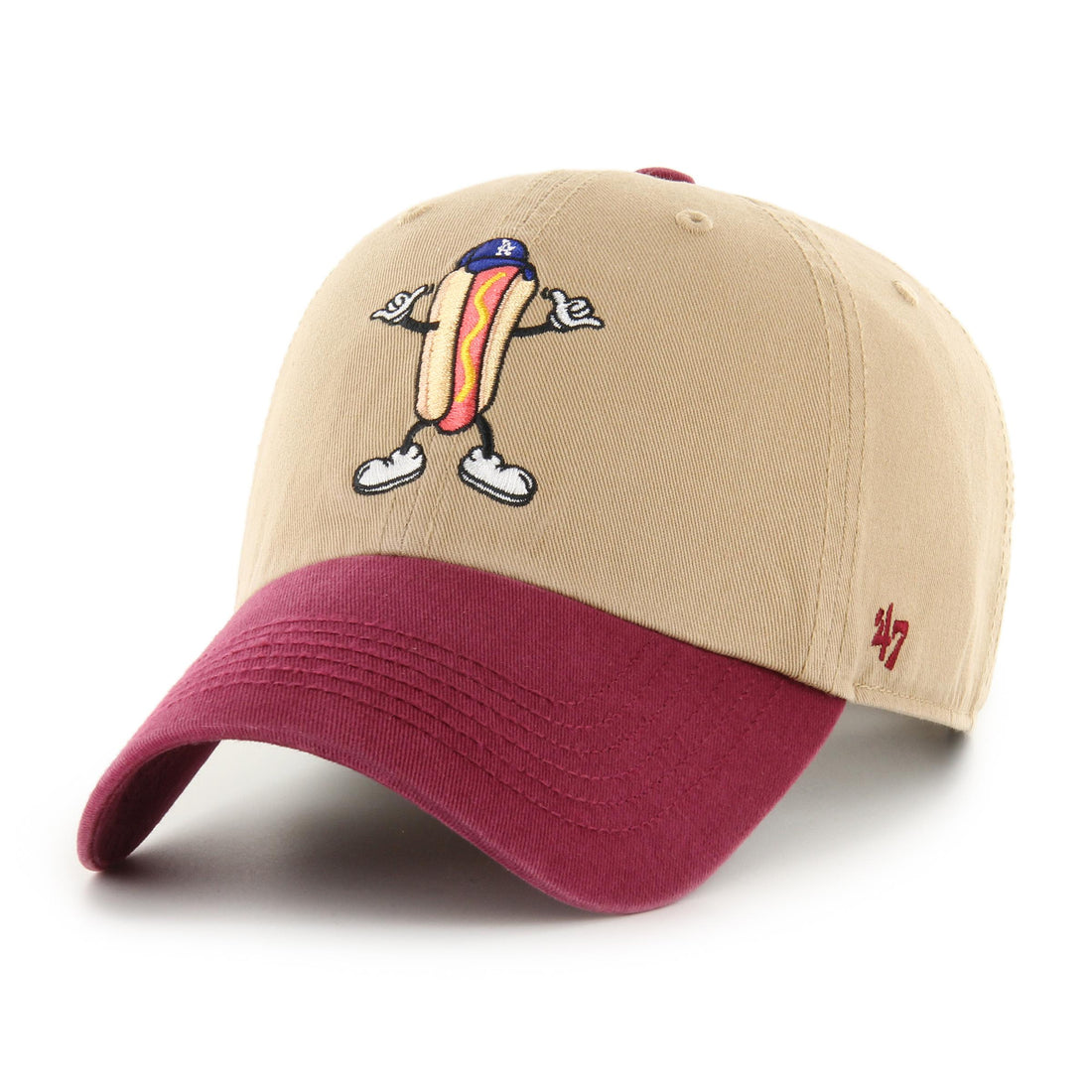 CARTOON CLEAN UP LOS ANGELES DODGERS - CAPPELLINO 47-B-CARCU12GWS -KH 47 BRAND 