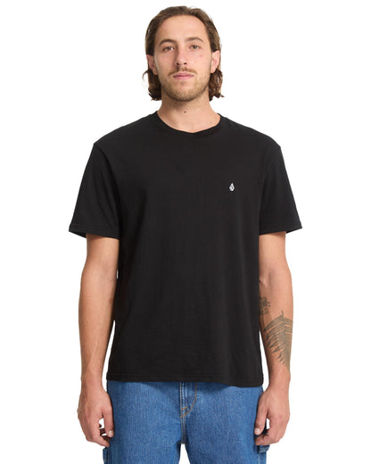 STONE BLANKS - T-SHIRT A3512665 _BLK VOLCOM 