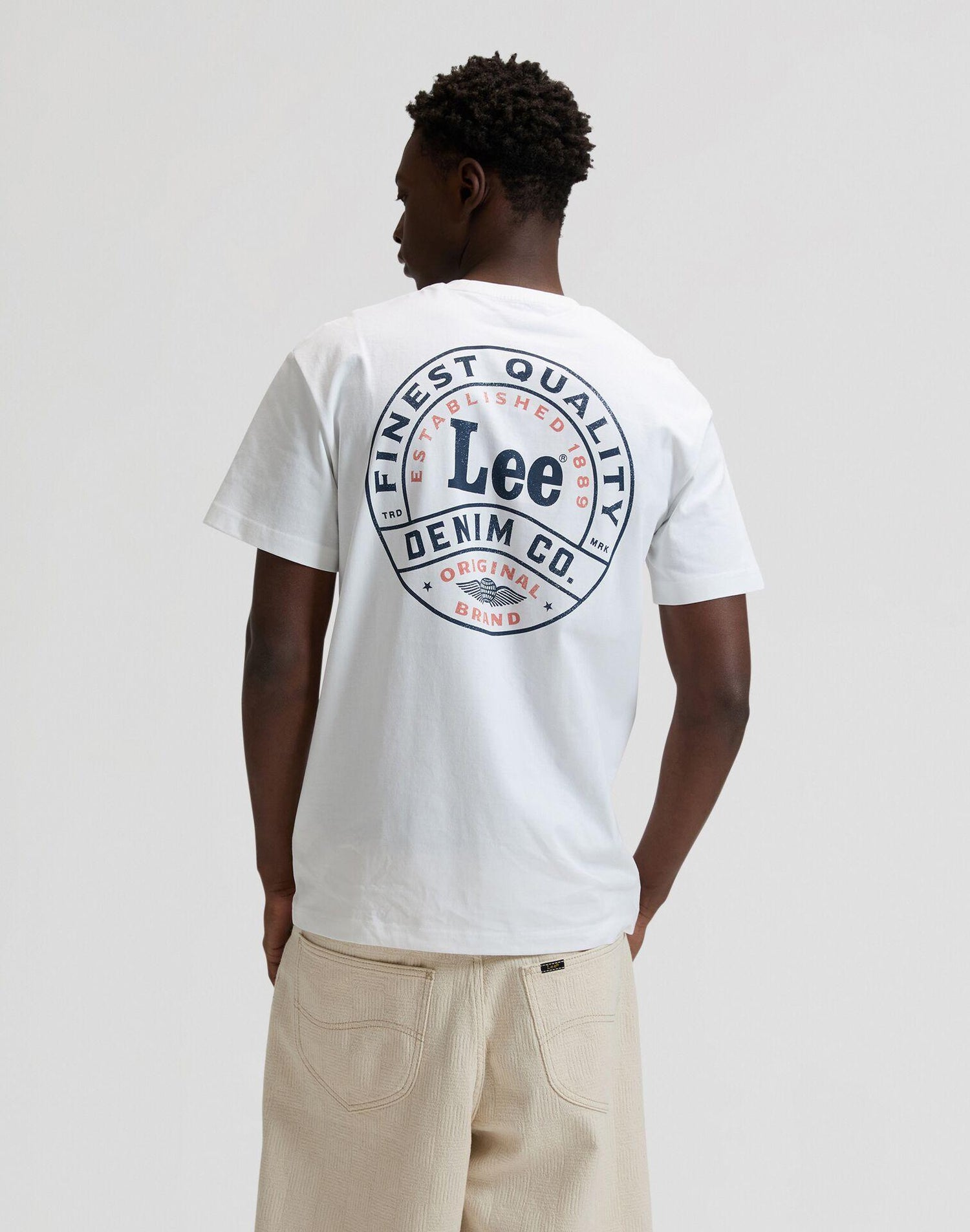 STAMP LEE BRIGHT WHITE - T-SHIRT 112376493 . LEE 