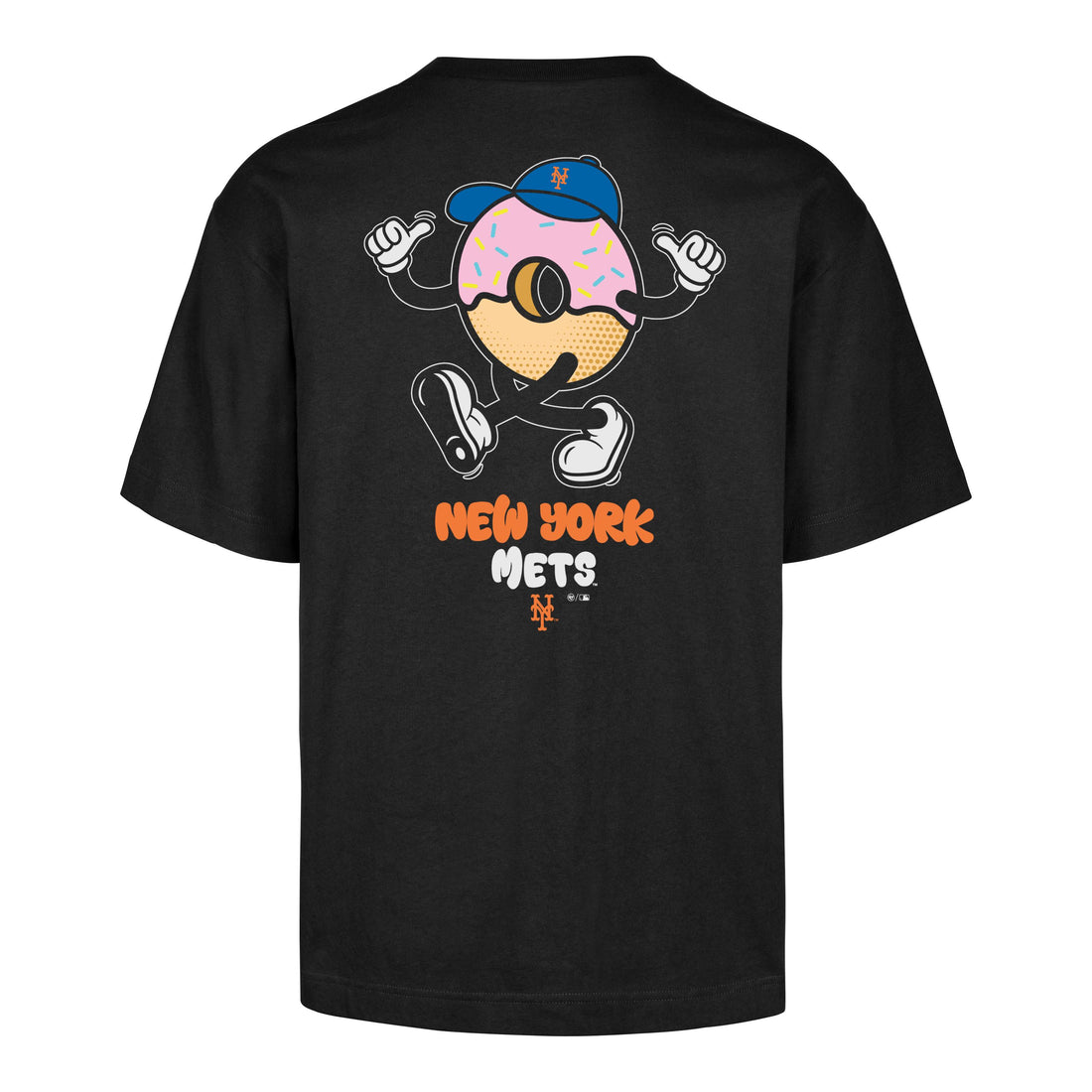 M.C. CARTOON BACKER FOUNDATION NEW YORK METS - T-SHIRT 47-BB016TMLUAP684414 BK 47 BRAND 