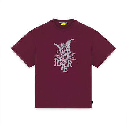 ANGEL - T-SHIRT 25WITS09 -BURGUNDY IUTER 