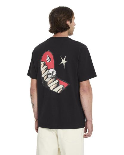 FA SETH CONBOY - T-SHIRT A4312672 _BLK VOLCOM 