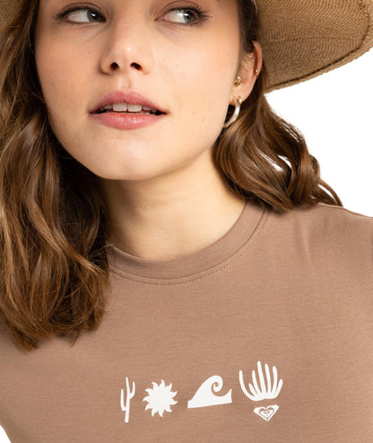 BEACH LOVE - T-SHIRT ERJZT05898 -CZU0 ROXY 