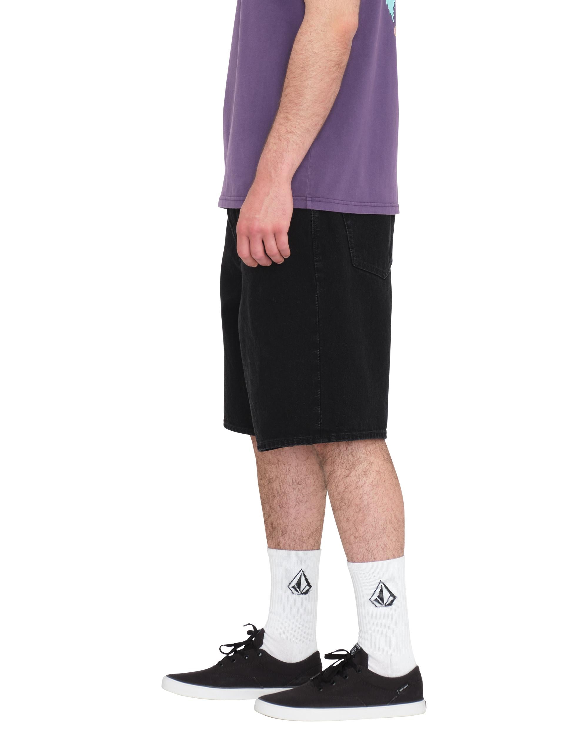 BILLOW DENIM 22 - SHORTS A2012609 _BLK VOLCOM 