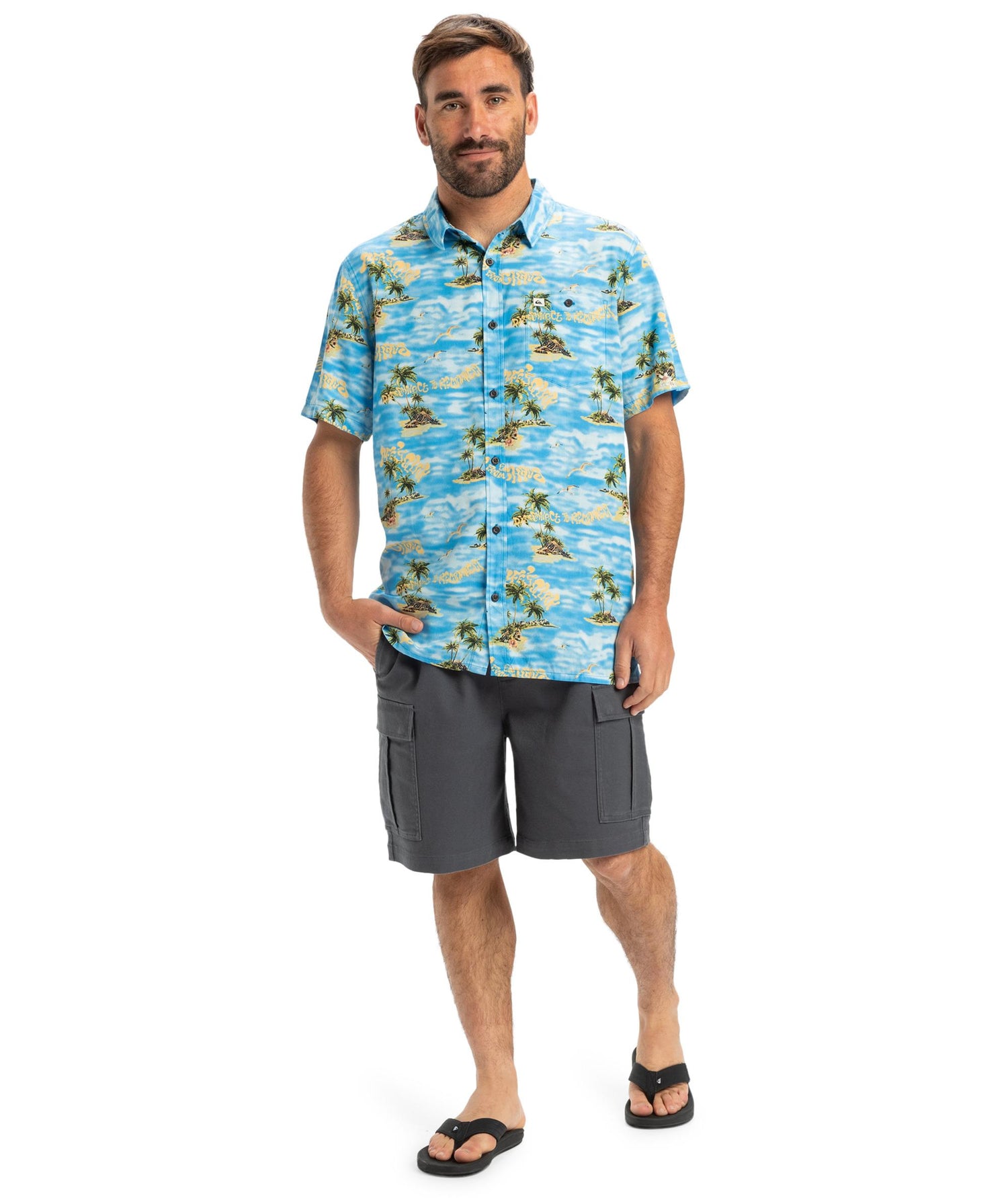 SAFE PARADISE - CAMICIA EQYWT04607 -BQV6 QUIKSILVER 