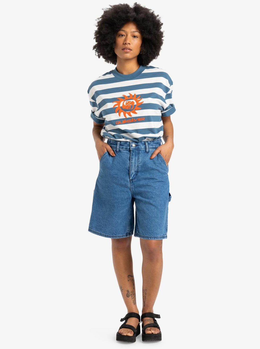 CARPENTER DENIM - SHORTS EQWDS03017 -BSW0 QUIKSILVER 