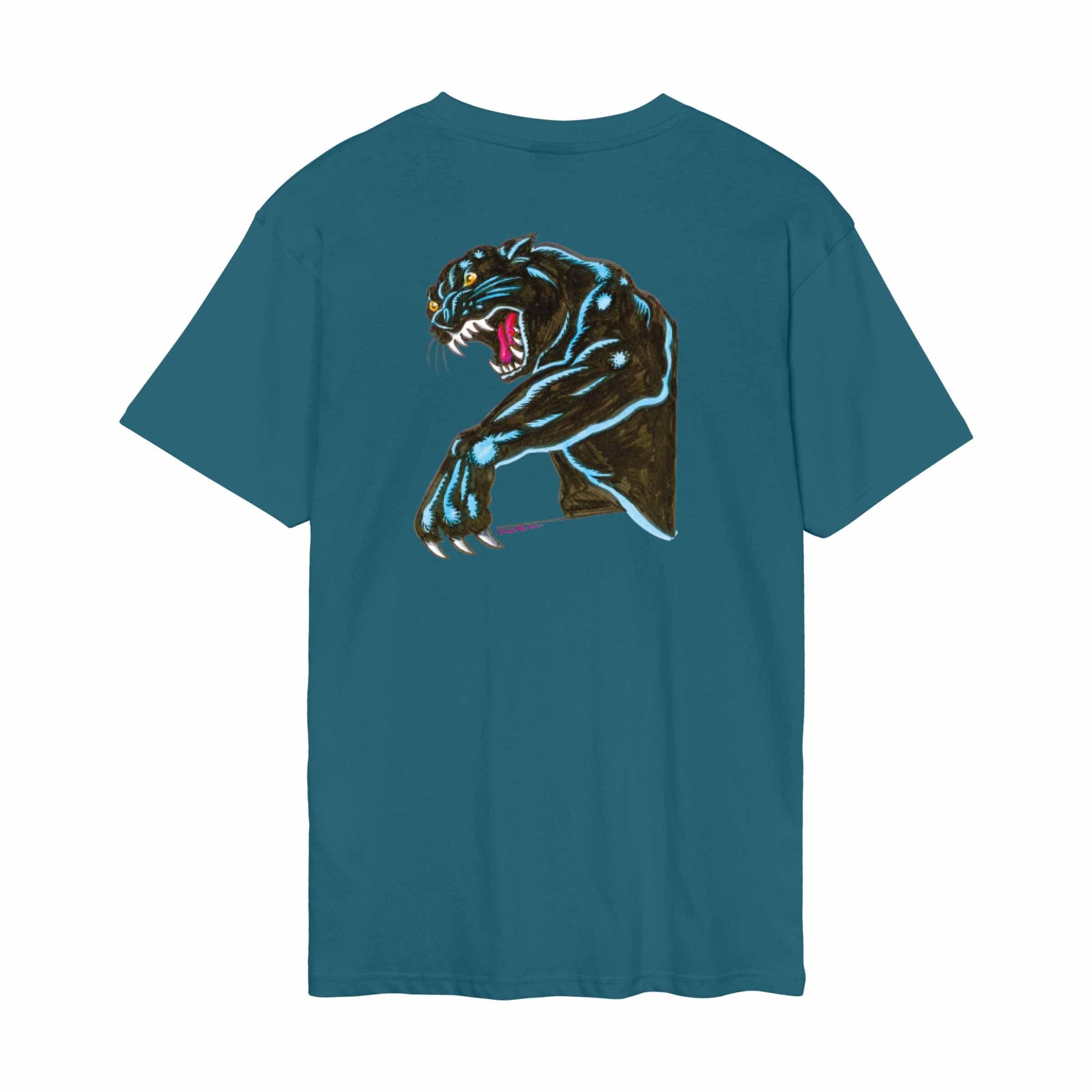 NATAS SKETCH PANTHER - T-SHIRT SCA-TEE-13281 . SANTA CRUZ 