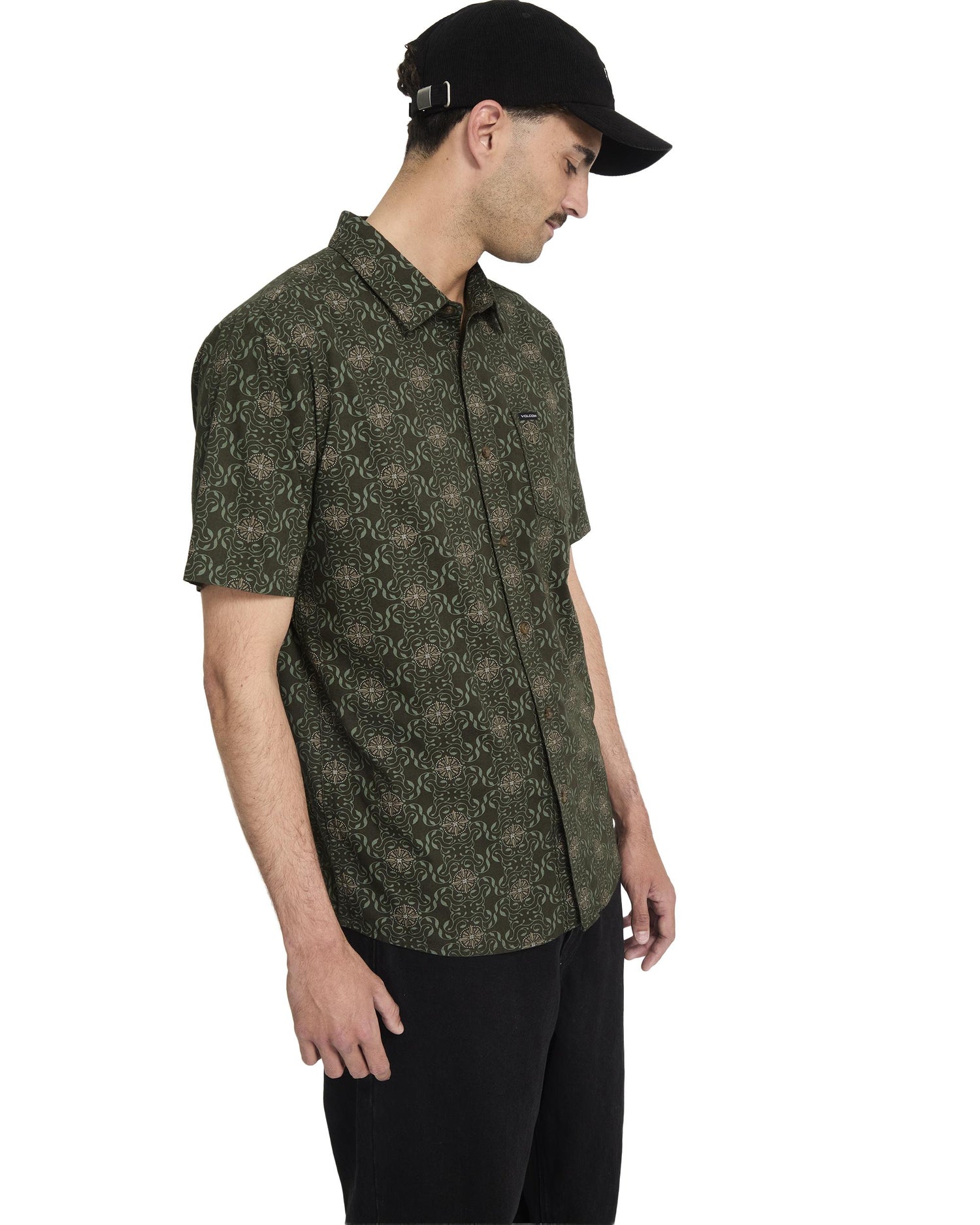 SCALER STONE WOVEN - CAMICIA A0412624 _SQD VOLCOM 