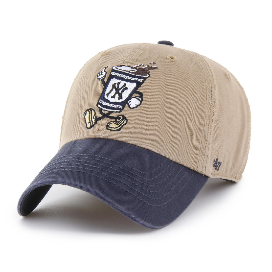 CARTOON CLEAN UP NEW YORK YANKEES - CAPPELLINO 47-B-CARCU17GWS -KH 47 BRAND 