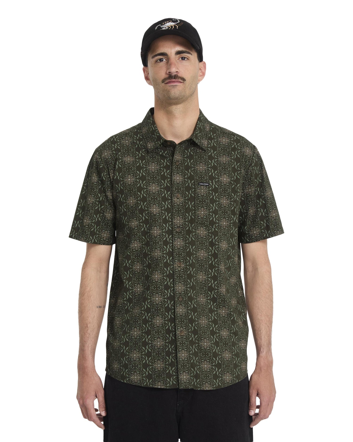 SCALER STONE WOVEN - CAMICIA A0412624 _SQD VOLCOM 
