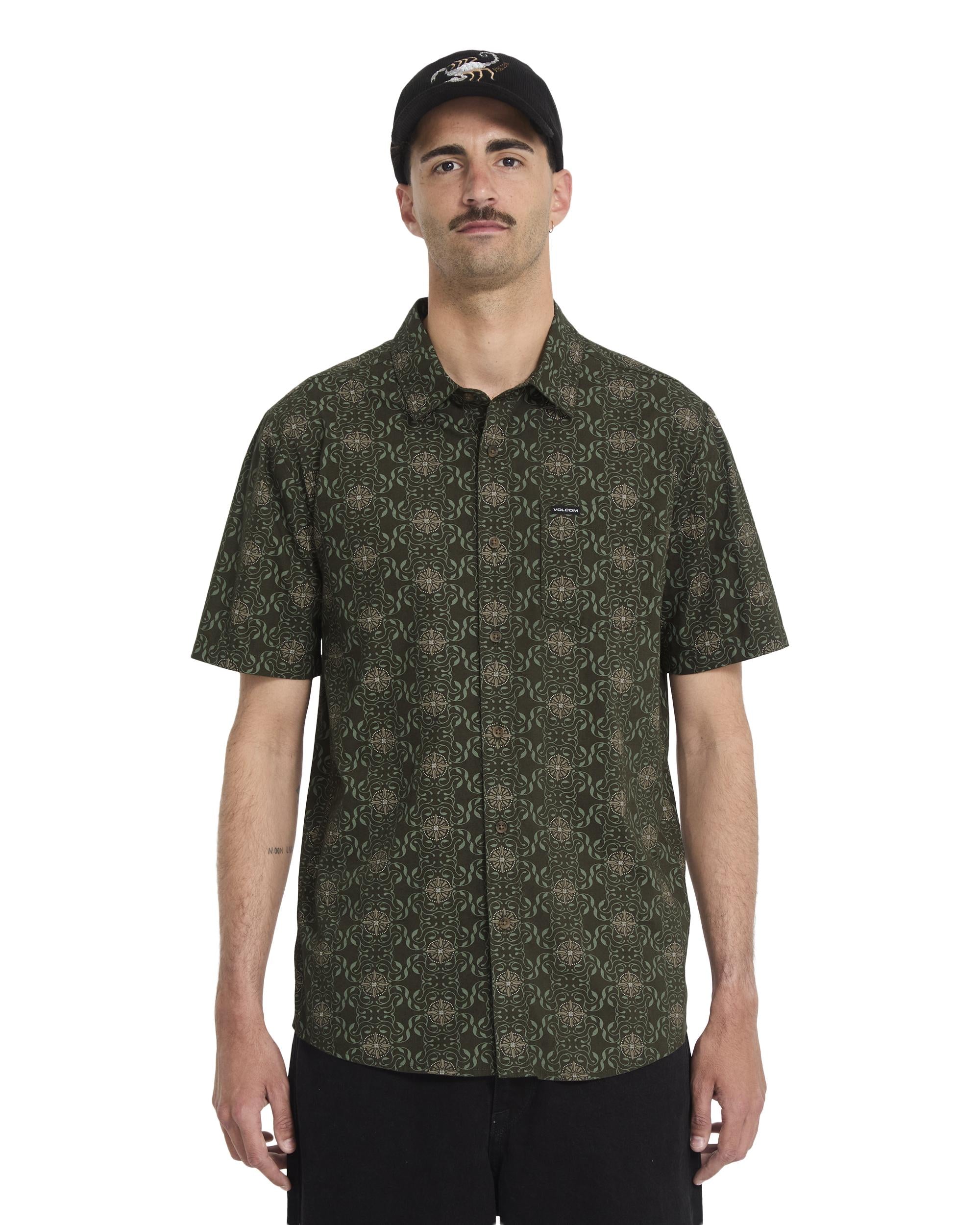 SCALER STONE WOVEN - CAMICIA A0412624 _SQD VOLCOM 