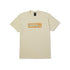 STRETCH S/S TEE - T-SHIRT 71MC0001183 -CREAM HUF 