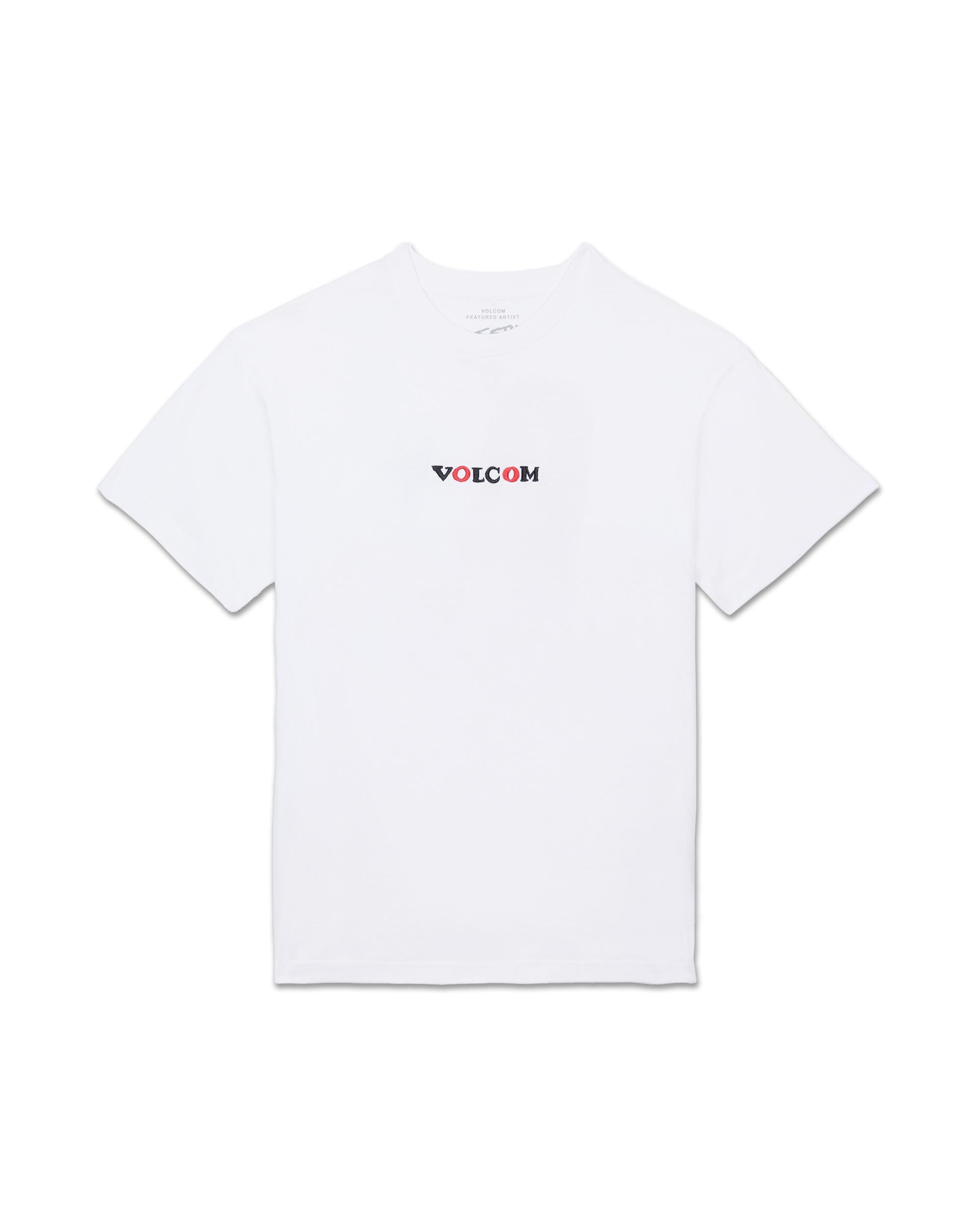 FA SETH CONBOY - T-SHIRT A4312672 _WHT VOLCOM 