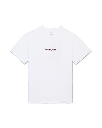 FA SETH CONBOY - T-SHIRT A4312672 _WHT VOLCOM 