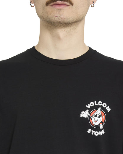 MISTE STONE - T-SHIRT A3512664 _BLK VOLCOM 