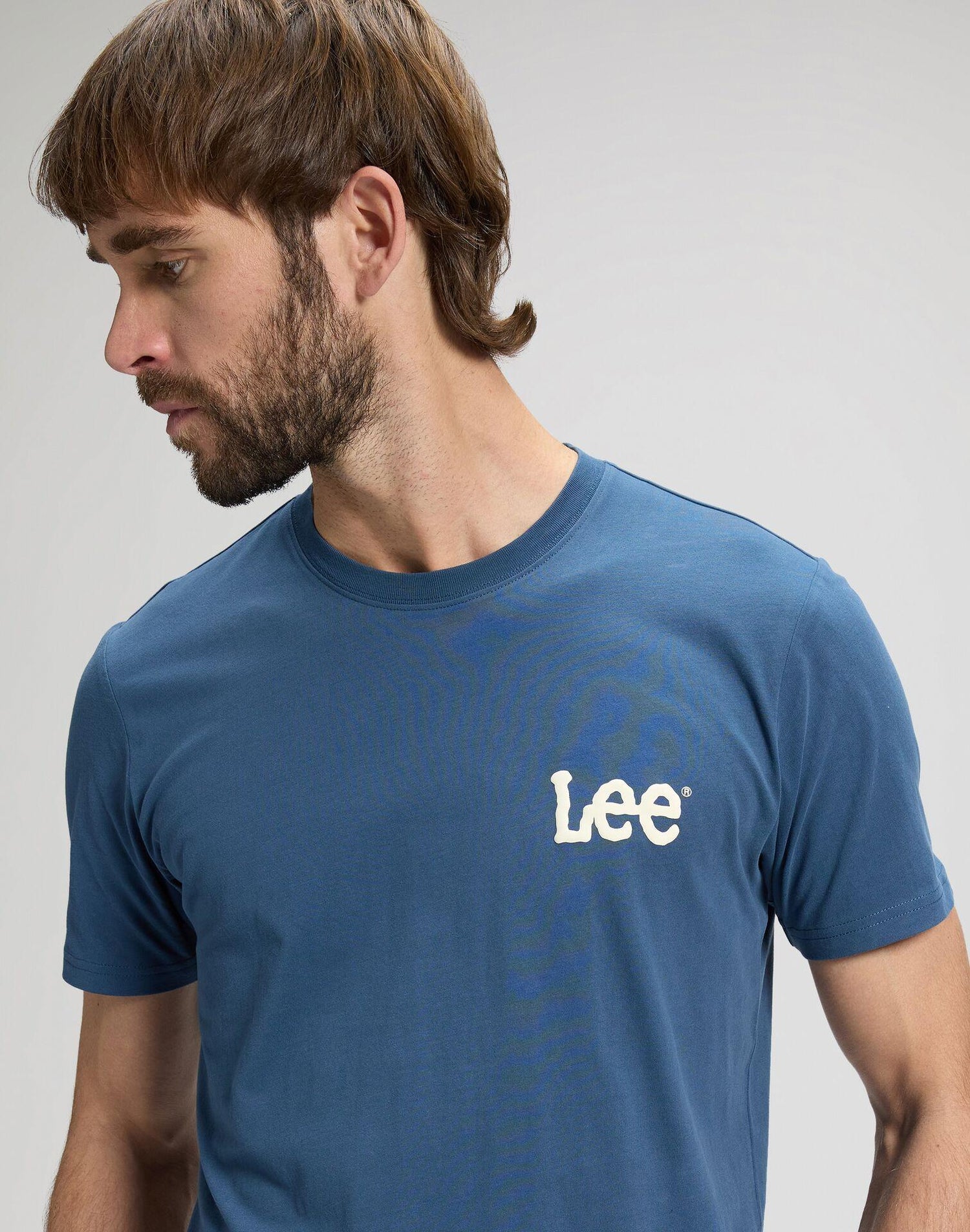 MEDIUM WOBBLY LEE ACADEMY BLUE - T-SHIRT 112376431 . LEE 