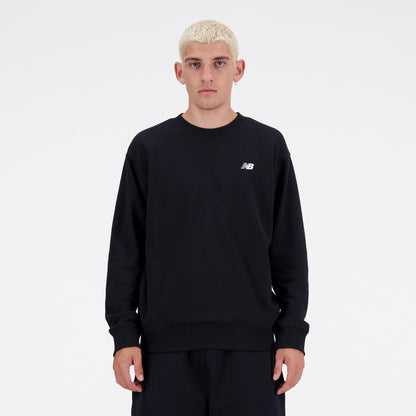 SMALL LOGO FRENCH TERRY CREW - FELPA MT41507BK  NEW BALANCE 