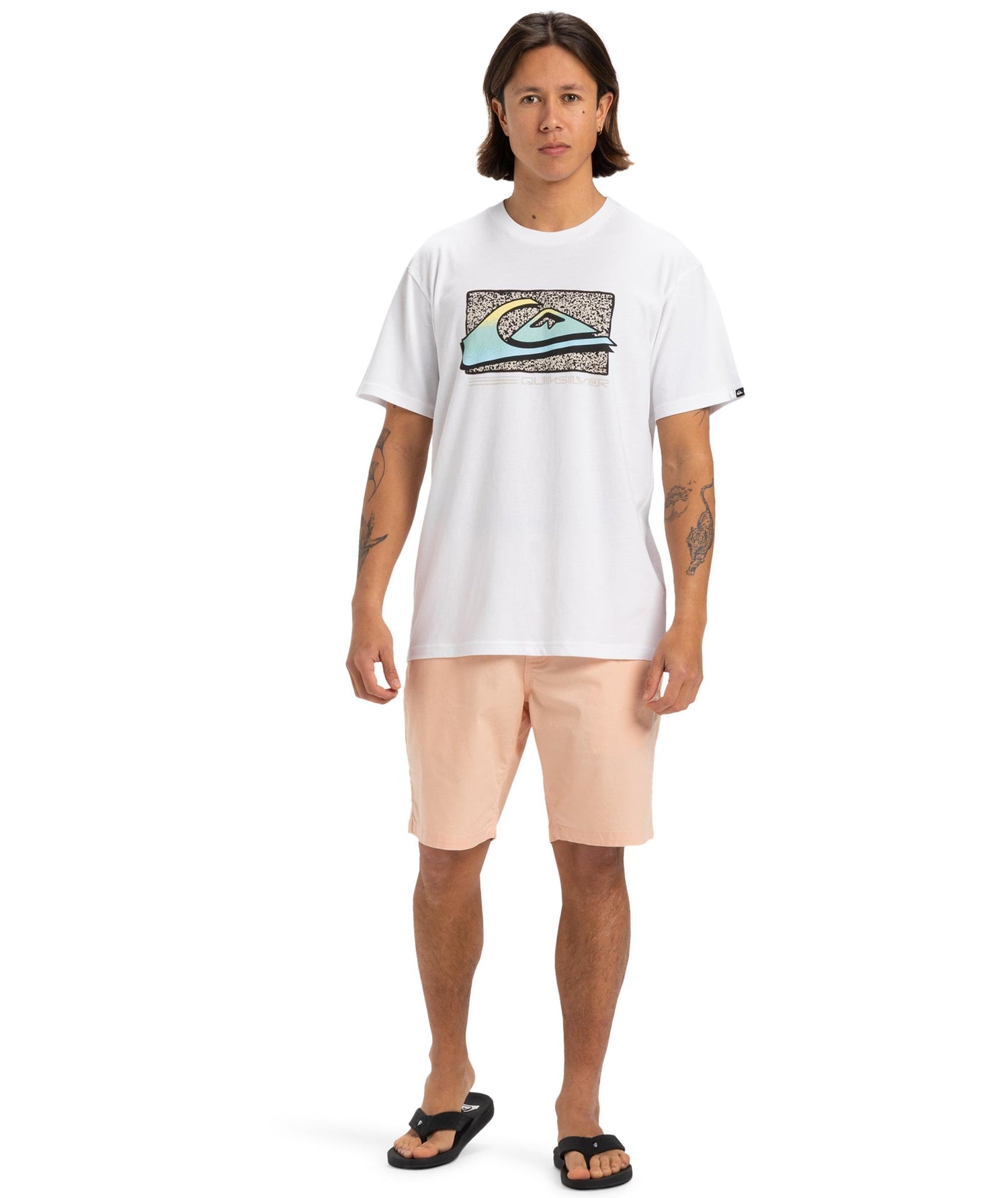 RETRO FADE - T-SHIRT EQYZT08058 -WBB0 QUIKSILVER 