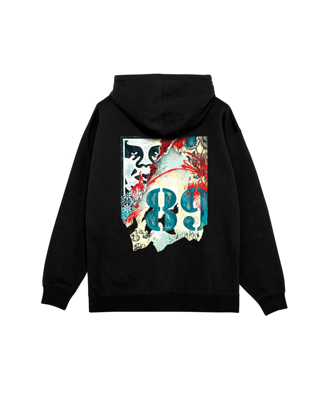 LISBON ICON - FELPA 22MC0001475 -BLK OBEY 