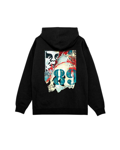 LISBON ICON - FELPA 22MC0001475 -BLK OBEY 