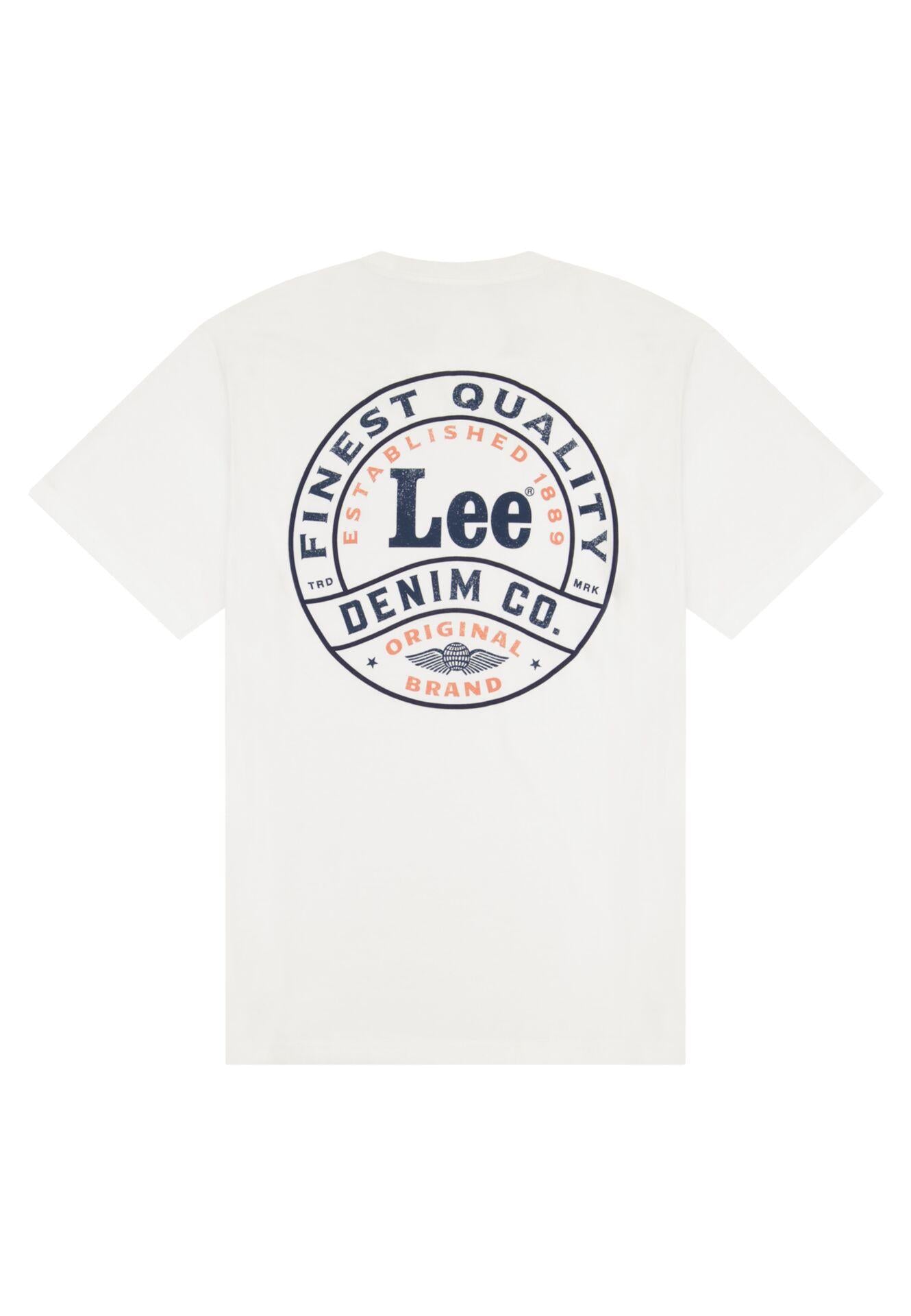 STAMP LEE BRIGHT WHITE - T-SHIRT 112376493 . LEE 