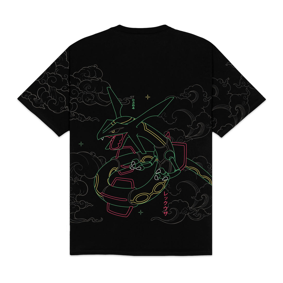 RAYQUAZA - T-SHIRT TS1032-TT -01 DOLLY NOIRE 