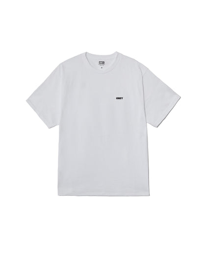 THE MEDIUM IS THE MESSAGE - T-SHIRT 22MC0001754 -WHT OBEY 