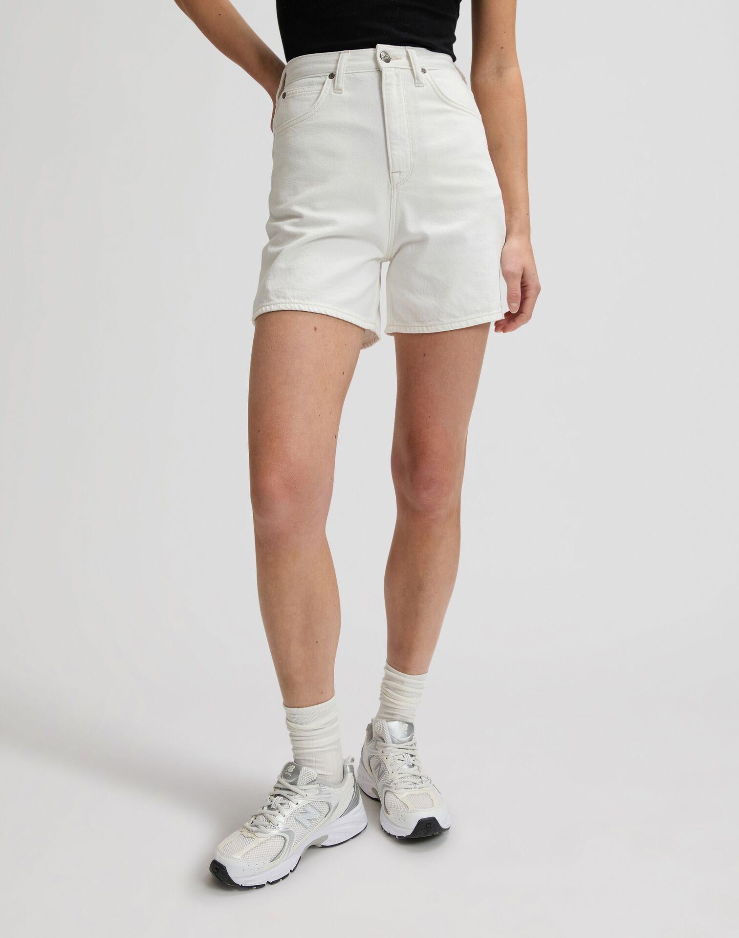 STELLA POWDER WHITE - SHORTS 112376779 . LEE 