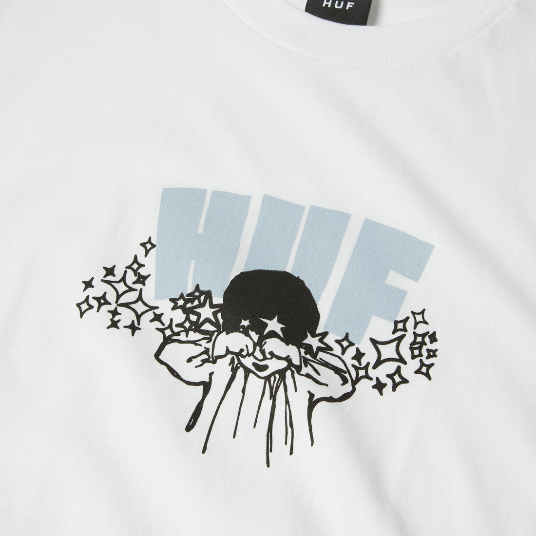 DAZED S/S TEE - T-SHIRT 71MC0001182 -WHITE HUF 