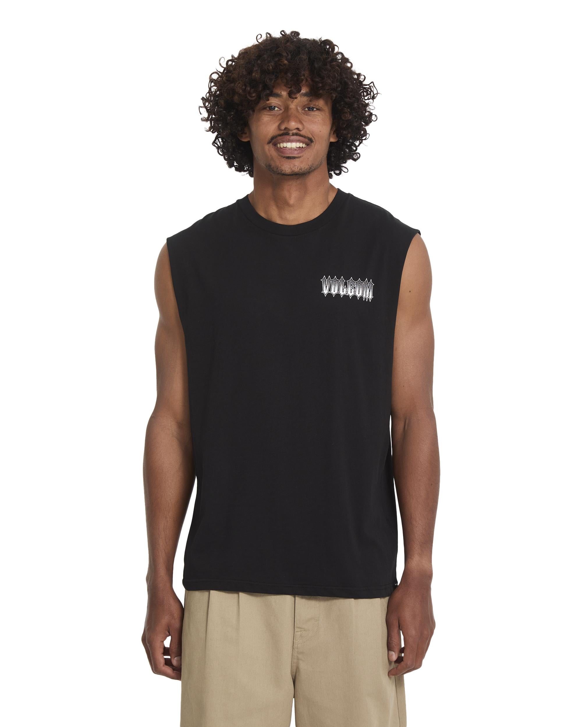 GAMMA DOOM SLVLS - T-SHIRT A3712602 _BLK VOLCOM 