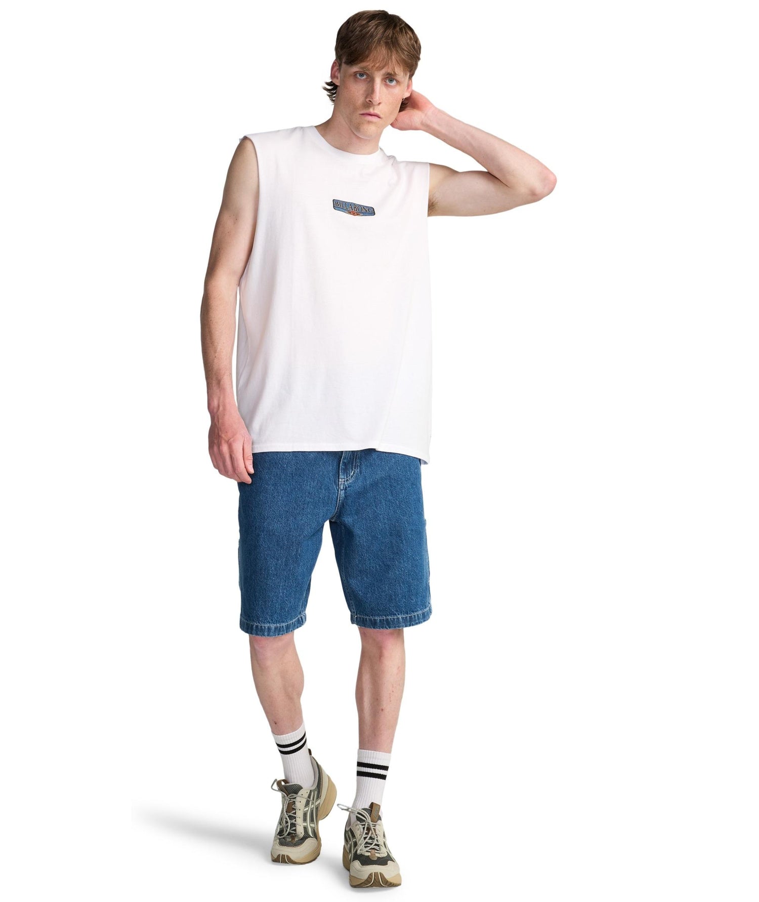 BURLEIGH MU - T-SHIRT EBYZT00491 -WHT BILLABONG 