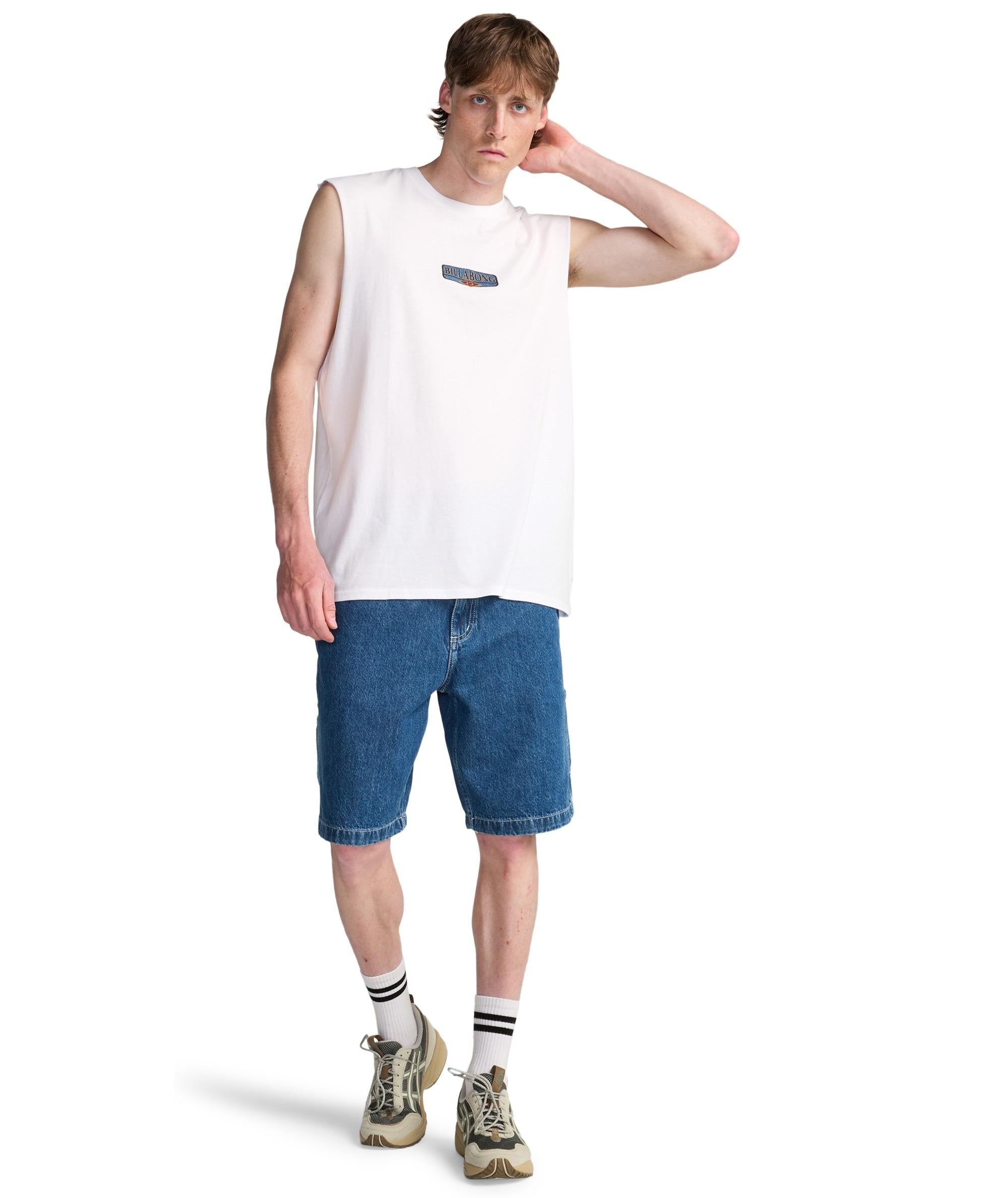 BURLEIGH MU - T-SHIRT EBYZT00491 -WHT BILLABONG 