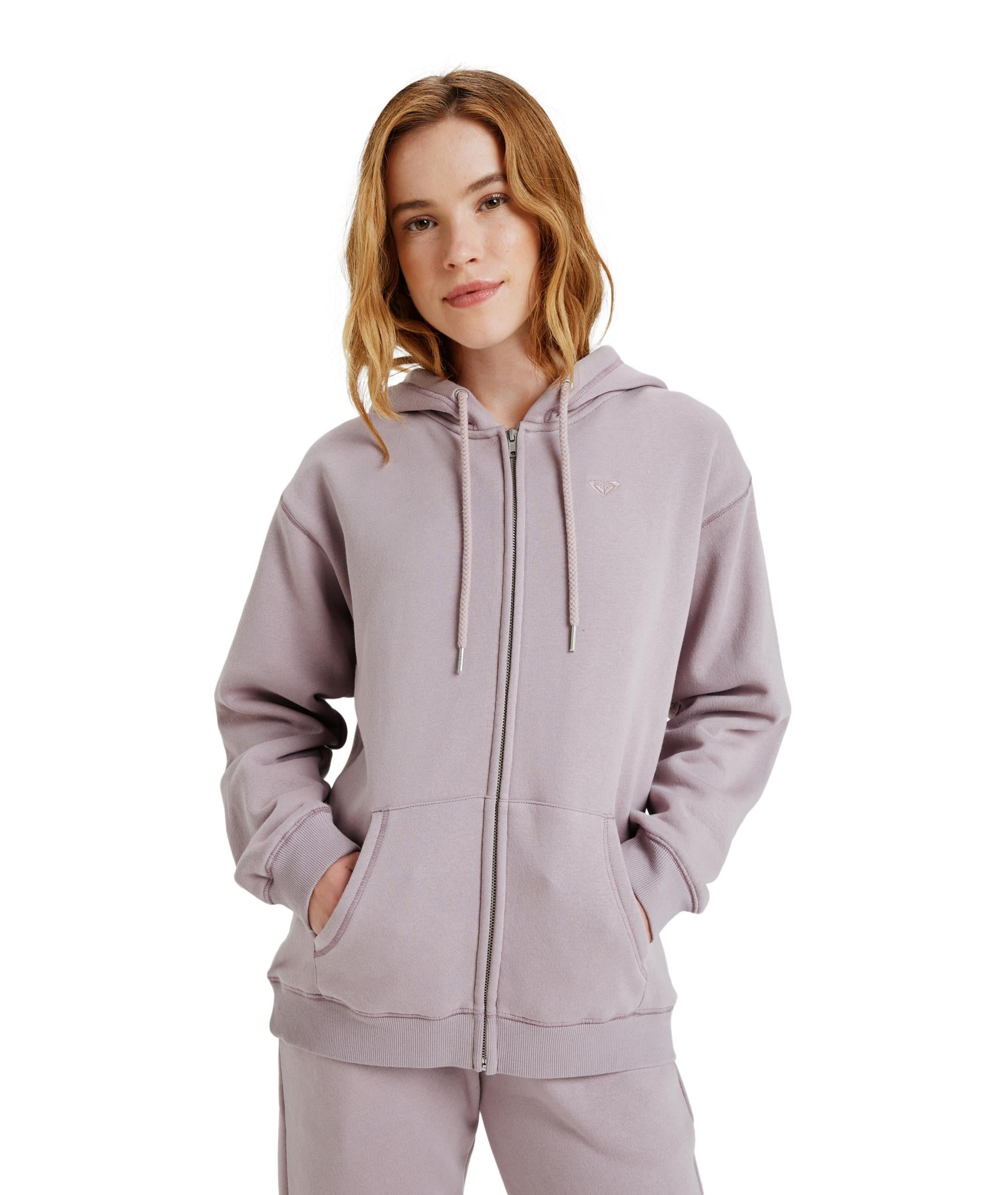 SURF STOKED ZIPPED BRUSHED - FELPA ERJFT05022 -PJQ0 ROXY 