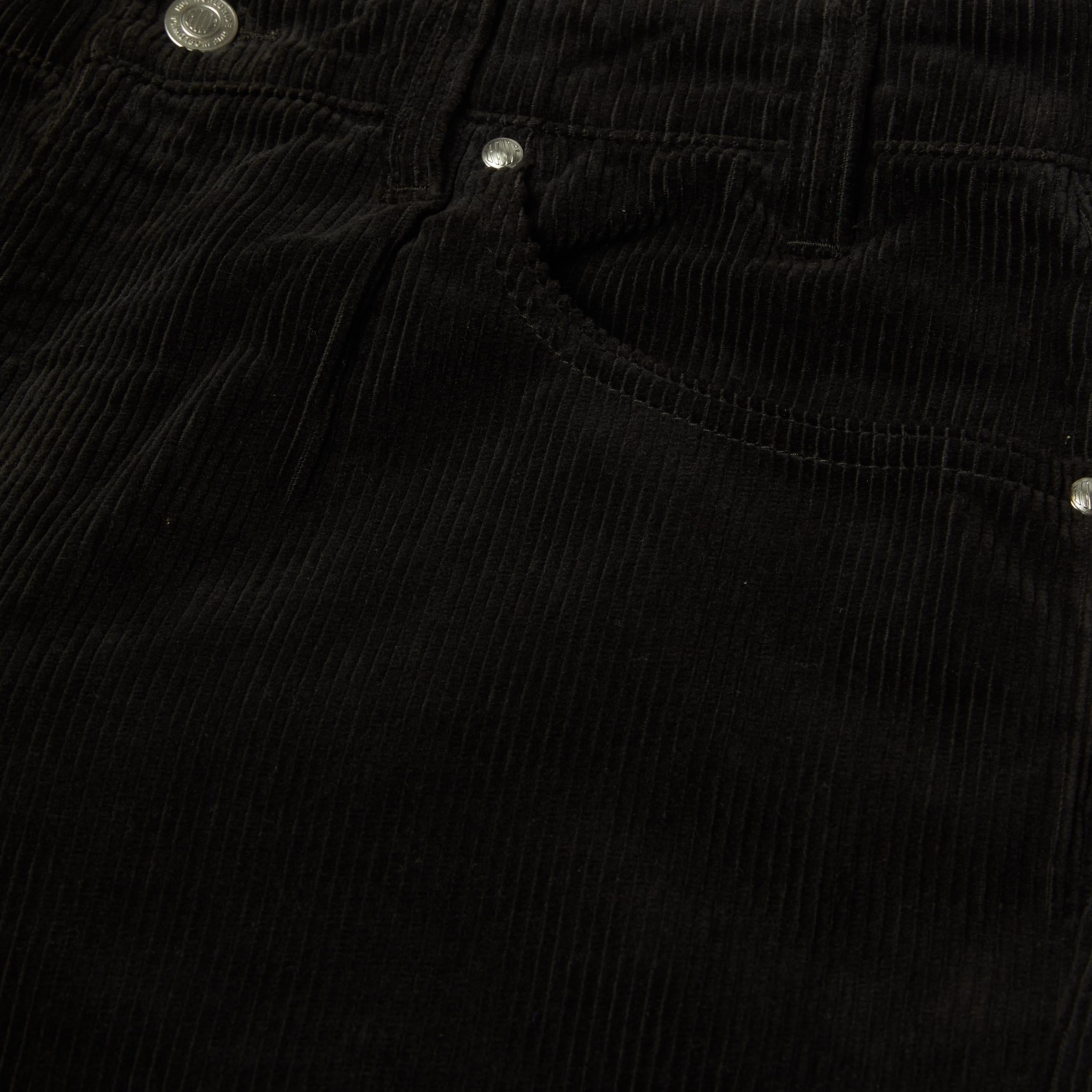 CROMER CORDUROY PANT - PANTALONE 71MC0001210 -BLACK HUF 