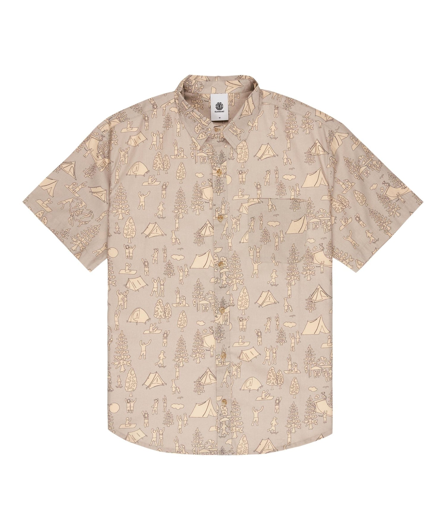 REGULAR CLASSIC PRINTED - CAMICIA ELYWT00197 -SHD7 ELEMENT 