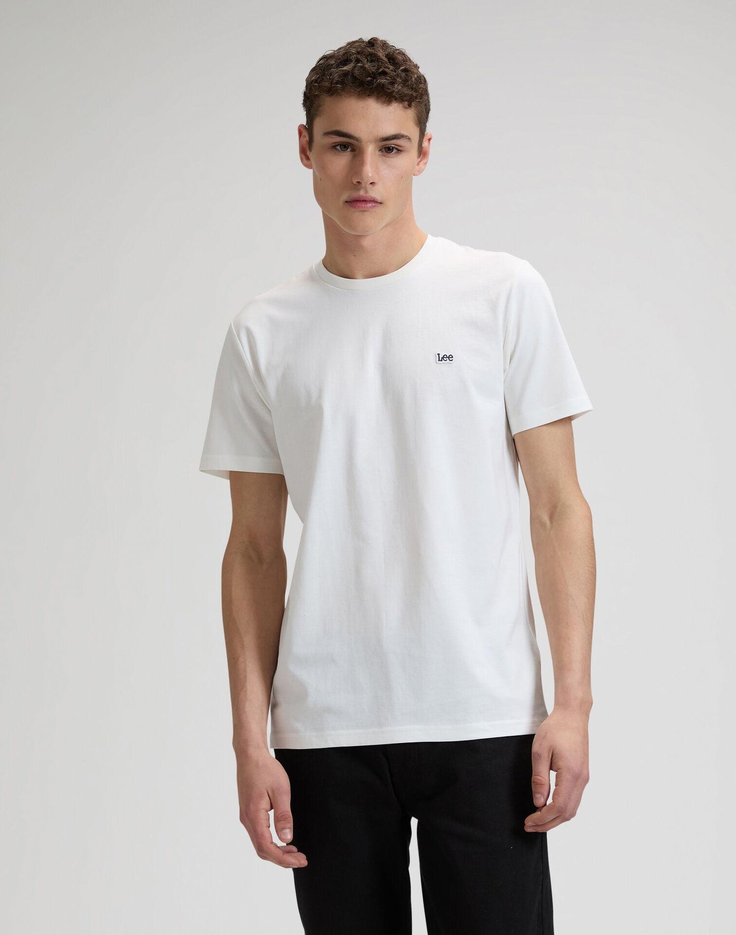 PATCH LOGO WHITE - T-SHIRT 112376605 . LEE 