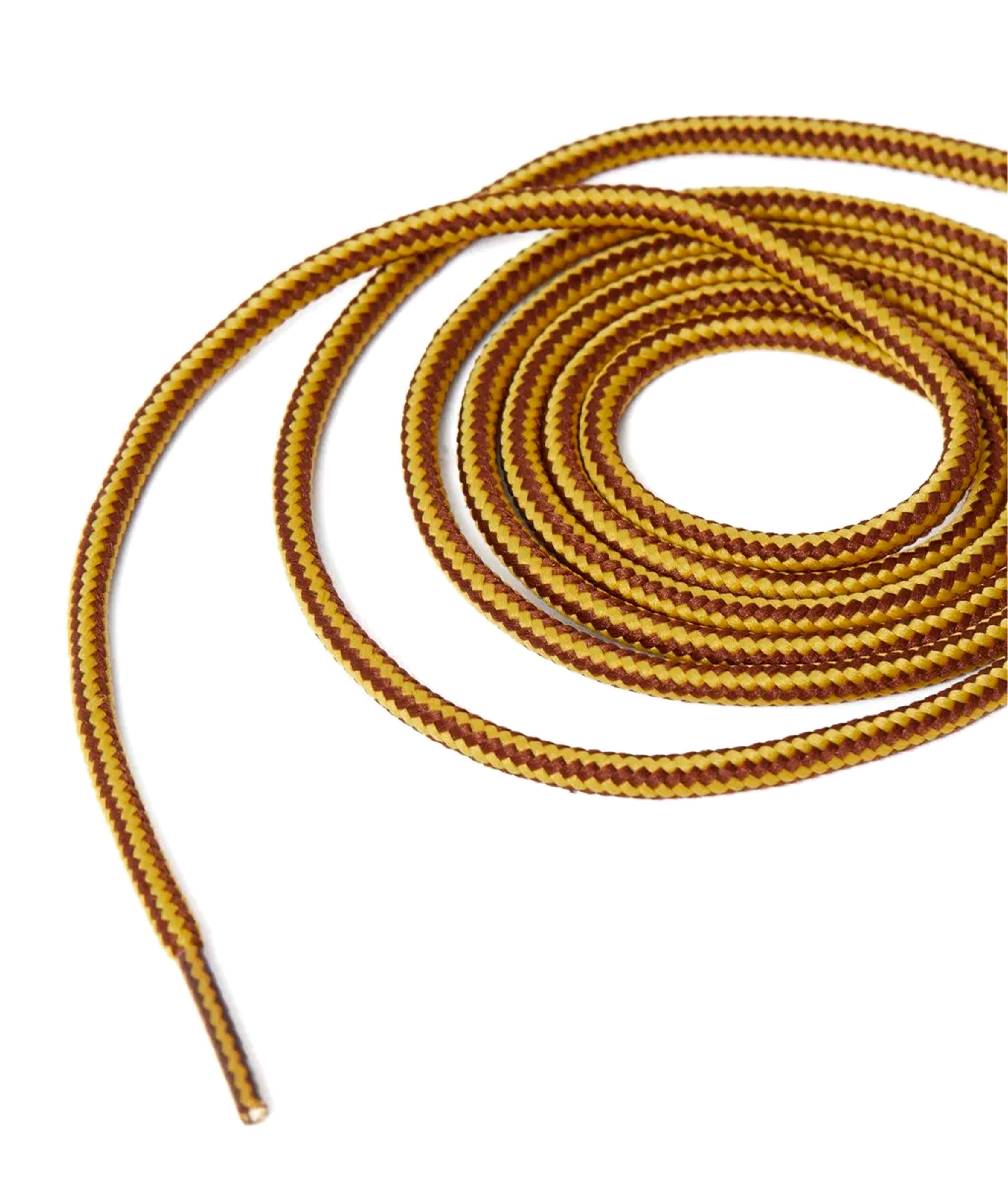 140CM BRN/YLW ROUND LACE 8-10I -EA - POLYESTER - LACCI AC046001 . DR MARTENS 